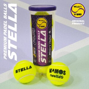 Bola Padel STELLA Vamos Pro│Profesional Padelball Ball STELLA | Bola Padel 1 Dus