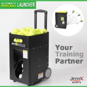 Mesin otomatis pelempar bola tenis dan padel l Portable Automatic Padel Tennis Ball Launcher Machine│Mesin Servis Bola Padel Tenis Otomatis l Jbotsports JT-02