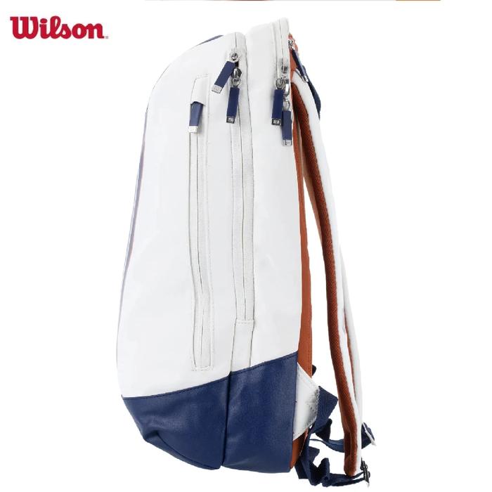 Tas Raket Tennis Wilson Roland Garros Tennis Backpack Bag Super Tour Series - Image 4